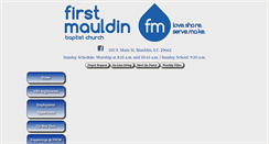 Desktop Screenshot of fbcmauldin.org