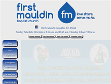 Tablet Screenshot of fbcmauldin.org